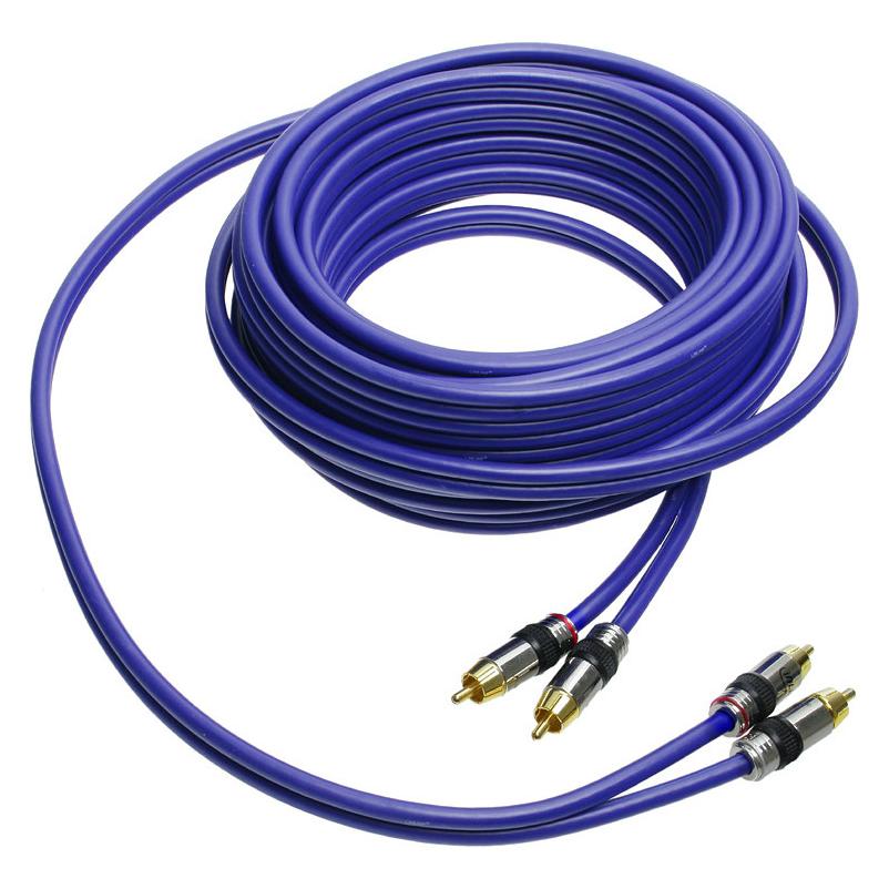 InLine Cinch Kabel AUDIO, vergoldete Stecker, 2x Cinch (10 m, Cinch Kabel) (89710P)