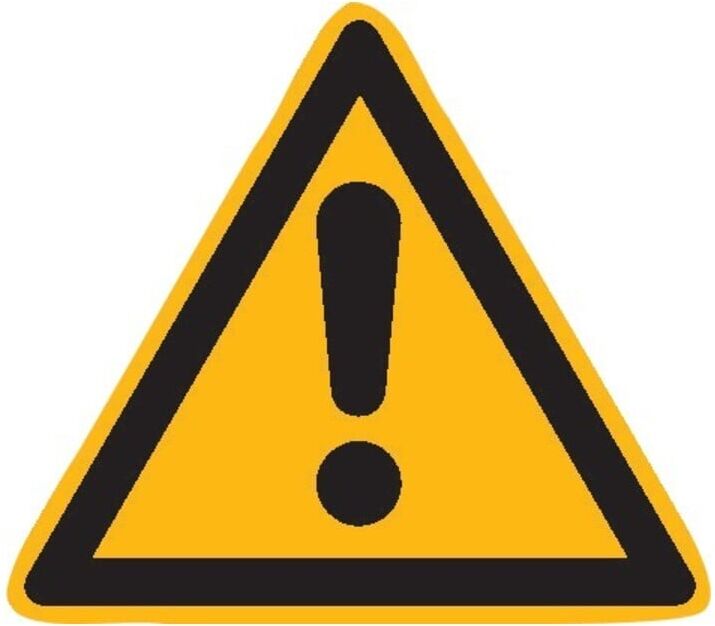 SafetyMarking Warnschild Aluminium SL 200 mm Warnung vor einer Gefahrenstelle ; wolk (11.0197)