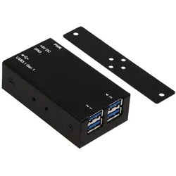 USB 3.2 Gen1 HUB4-Port extern kleinster HUB(8x2,5x4cm),inkl.Kabel