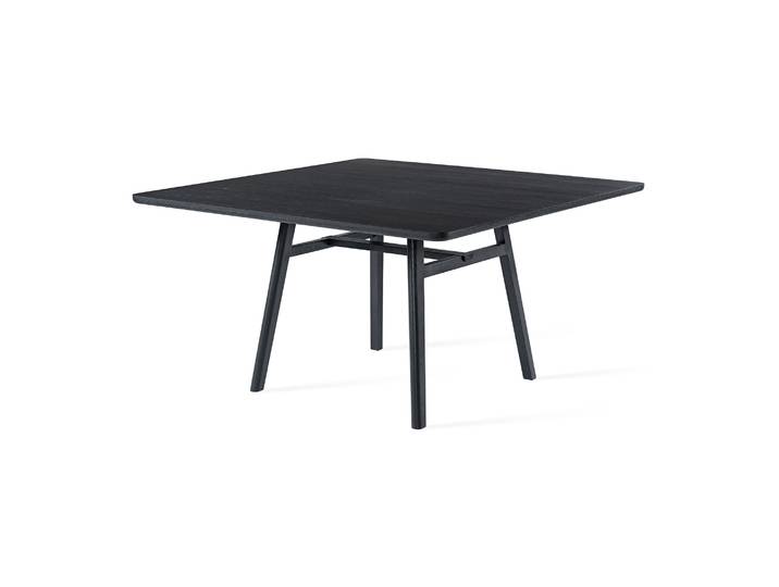 Jesper Home Vierkante Eettafel Surnu Eiken, 140 x 140cm - Zwart