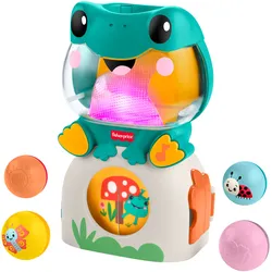 Fisher-Price leuchtender und rollender Frosch, musikalischer Kugelspaß