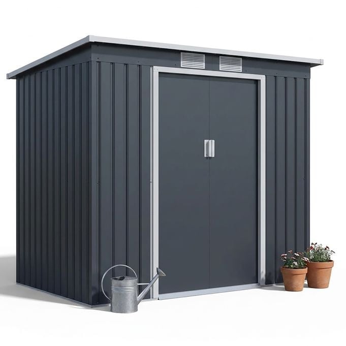 Relaxdays Metalen tuinberging
