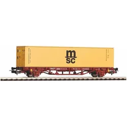 Piko Containertragwagen 1x 40" MSC Container FS Ep VI (Spur H0)
