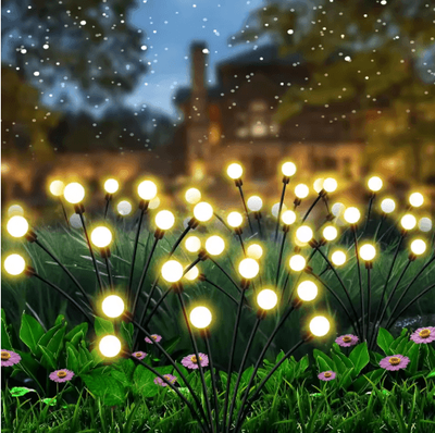 Inspire Picks Upgraded Solar Firefly Garden Lights Waterproof Swaying Outdoor Decor 10l 1 5w