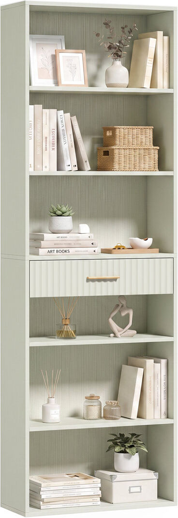 17 Stories 182 cm H x 60 cm W Bookcase Green 182cm H X 60cm W X 24cm D