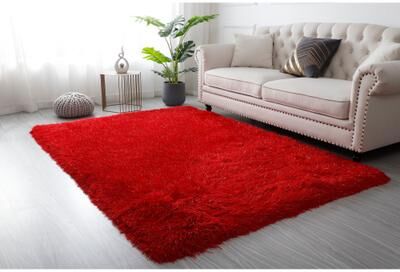 MDA Rugs Manhattan Polyester Shag Area Rug