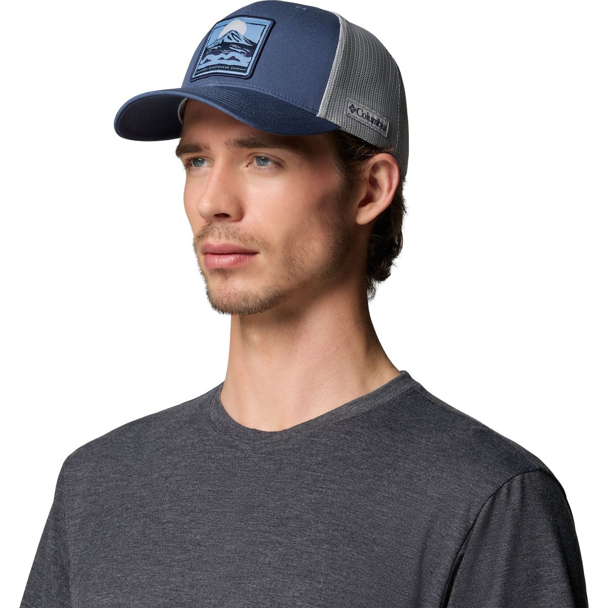 Columbia Mesh Snap Back Hat dark mountain, columbia grey, (450) O/S 165254-1652541-450-O/S