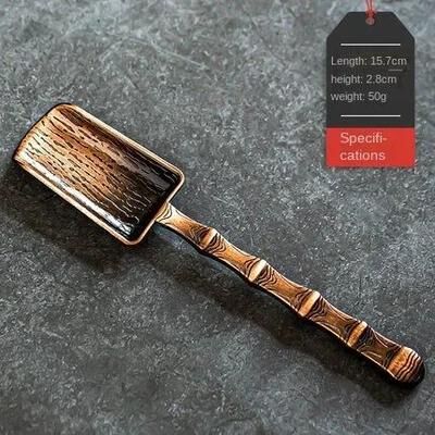 Uplift Treasures Alloy Tea Spoon For Gongfu Tea Ceremony tea Spoon D