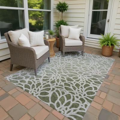 Addison Rugs Machine Washable Indoor/ Outdoor Floral Craze Chantille Rug