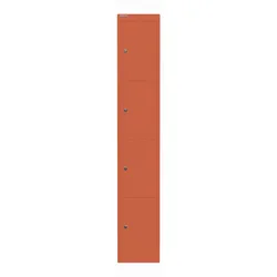 Schließfachschrank Office | 4 Fächer, Tiefe 457 mm - 683 sevilla