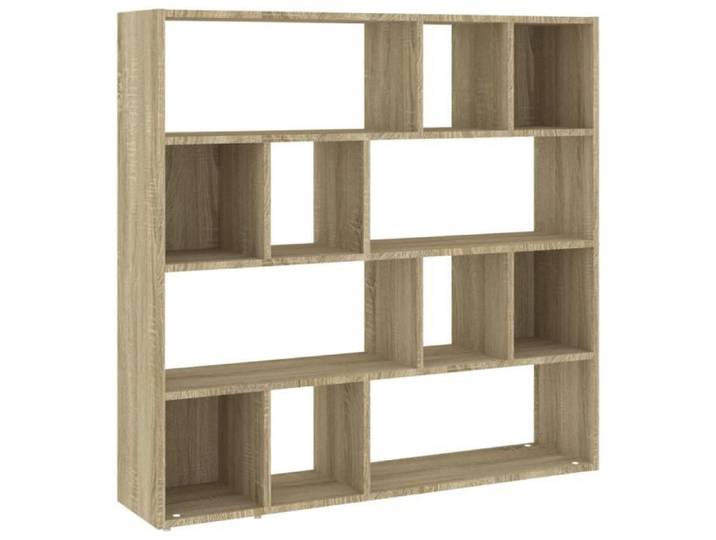 Bibliothèque/Séparateur de pièce - DUOKON - Chêne Sonoma - 105x24x102 cm - Bois d'ingénierie - Contemporain