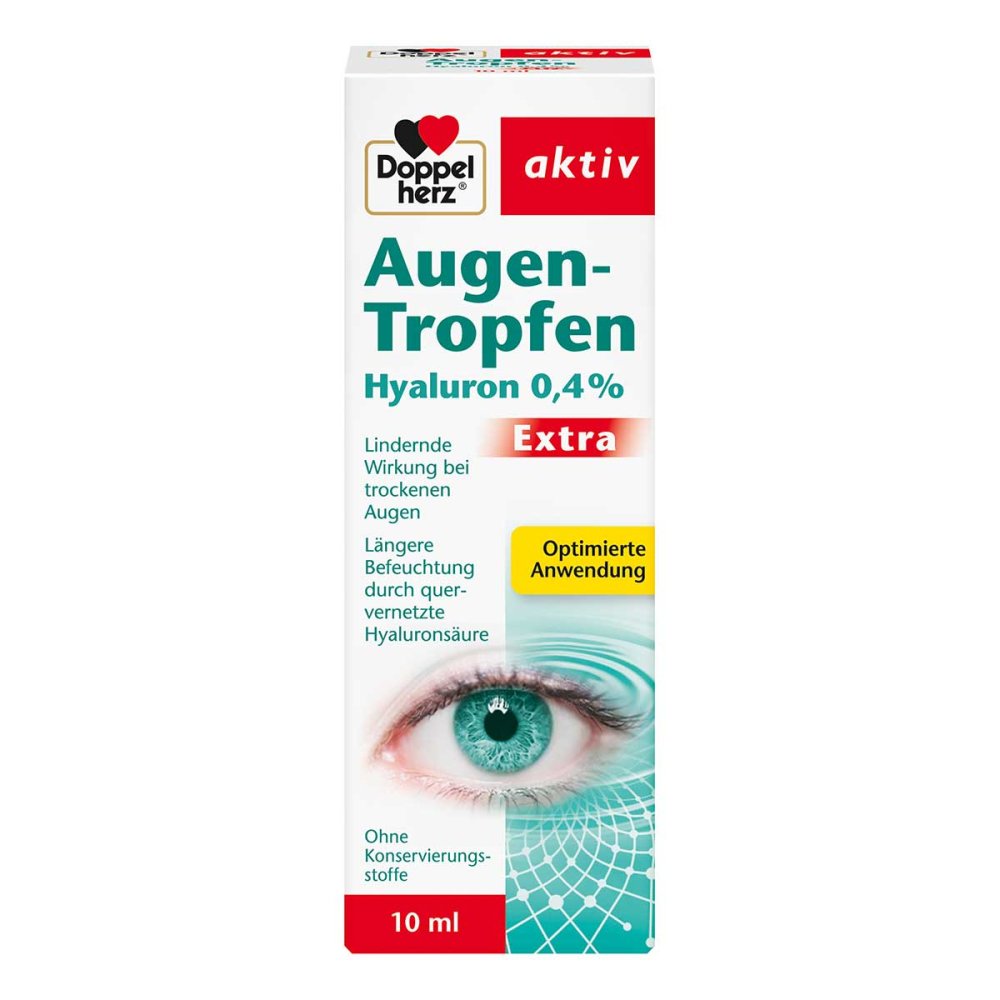 Queisser Pharma GmbH & Co. KG Doppelherz Augentropfen Hyaluron 0,4% Extra 13425273