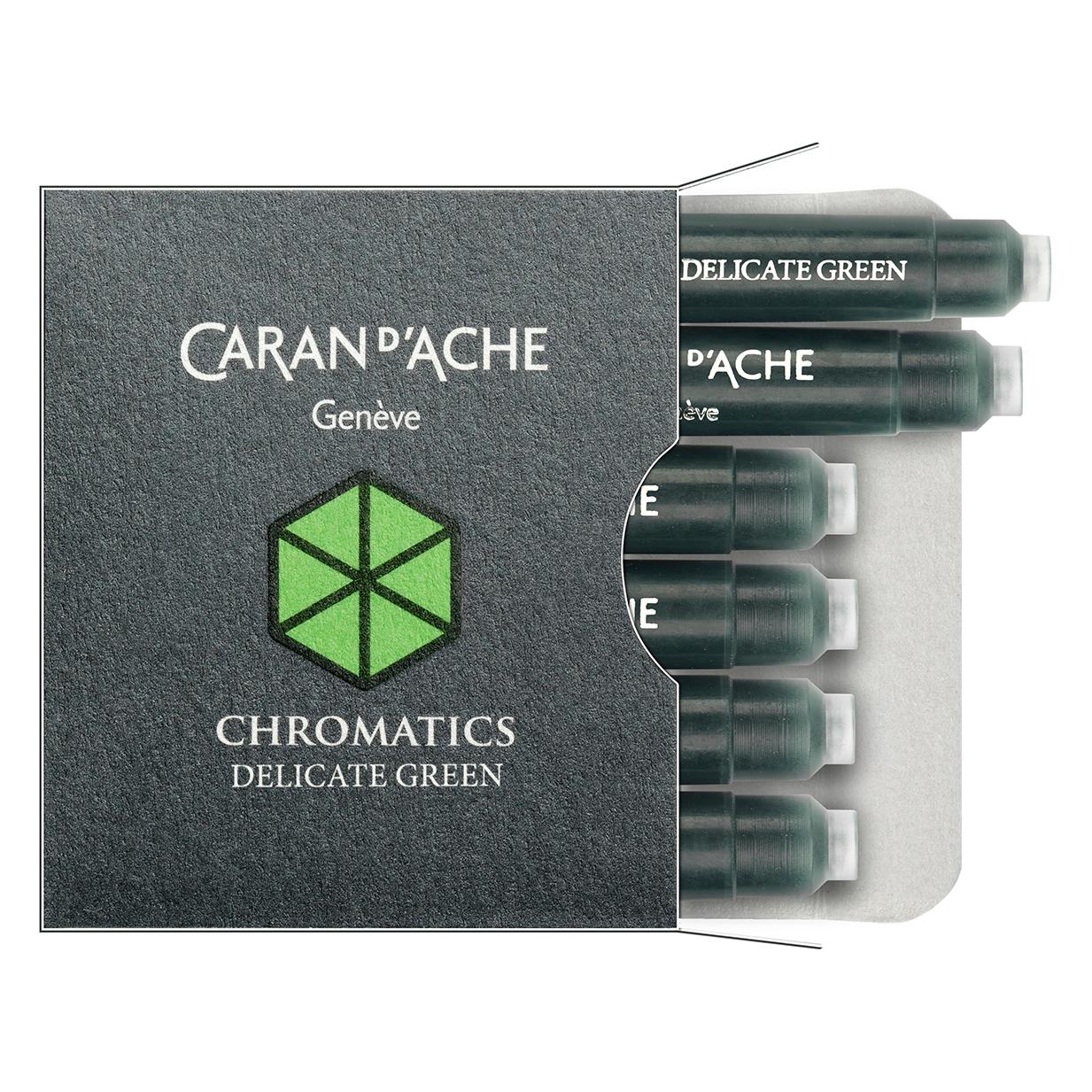 Caran d'Ache Chromatics Tintenpatronen (Grün, 6 Stk.) (8021.221)