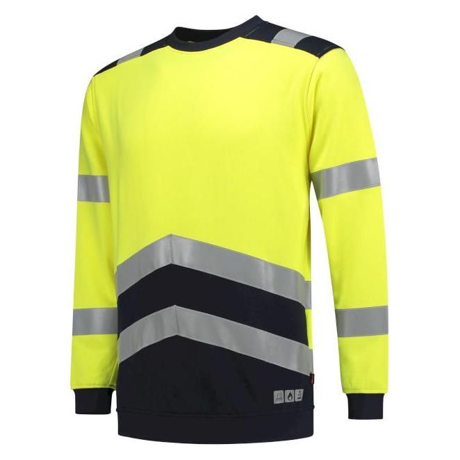 Tricorp 303002FluoryellowInkXL Sweater Multinorm Bicolor (XL) (58733694)
