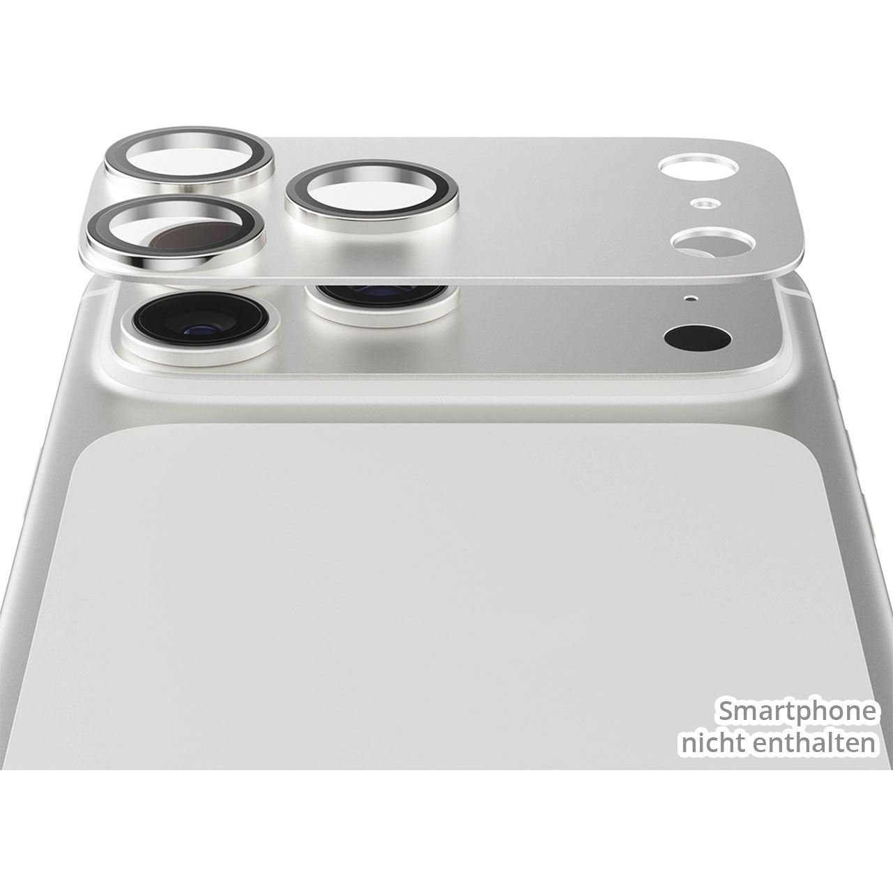 ZAGG PanzerGlass FENDER silber Kameraschutz iPhone 17 Pro Max silber