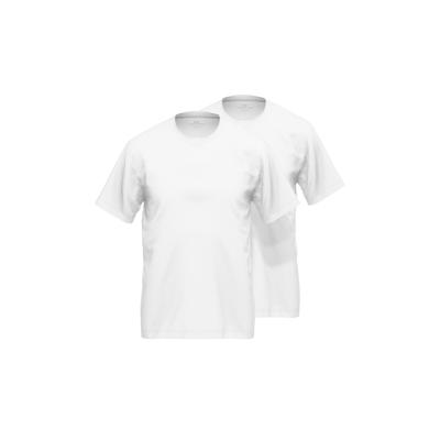 T-Shirt GÖTZBURG "T-Shirt T-Shirt 2P 2er Pack", Herren, Gr. L, weiß, Obermaterial: 100% Baumwolle CO., Shirts T-Shirt