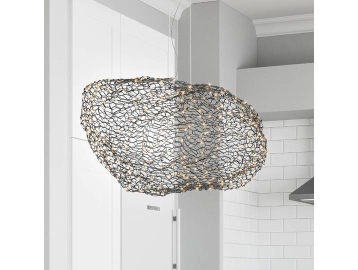 By Rydéns Hängeleuchte Hayden, dimmbar, schwarz, für Wohn- / Esszimmer, Metall, Design