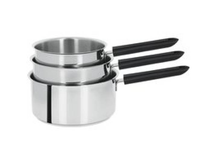 Série de 3 casseroles Mutine 2 fixe avec poignée Bakelite noire