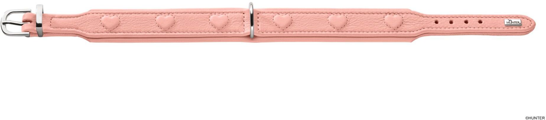 DOG SPORT HUNTER Halsband Soho X Love S-M (47), hellrosa