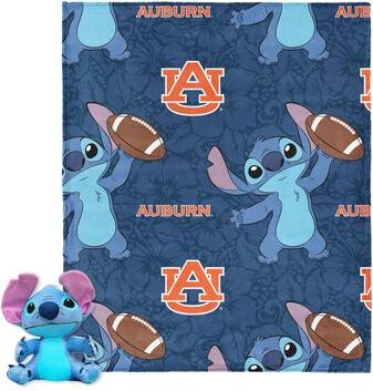 NCAA Enroll Stitch Hugger Pillow & Silk Touch Throw Blanket Set