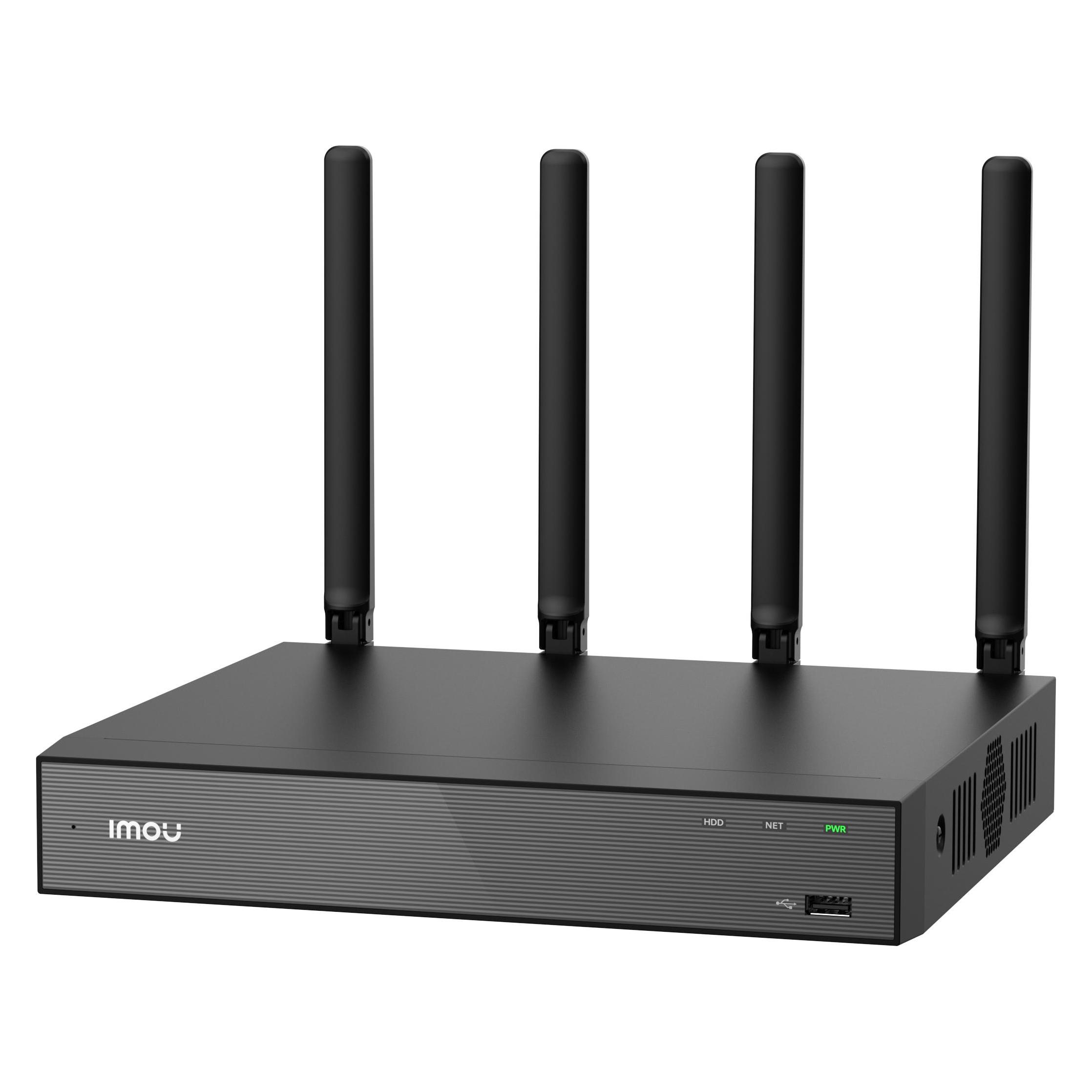Imou Netzwerk-Videorekorder Wi-Fi, 10 Kanäle, bidirektionales Audio (Netzwerk Videorecorder (NVR)) (NVR-N110W-8A0E-P-imou)