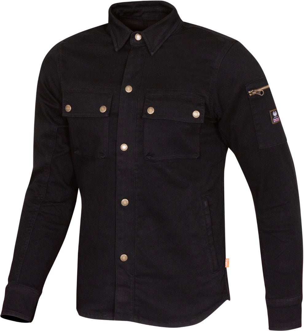 Merlin Brody D3O einlagiges Motorrad Hemd MCP039BLKSML