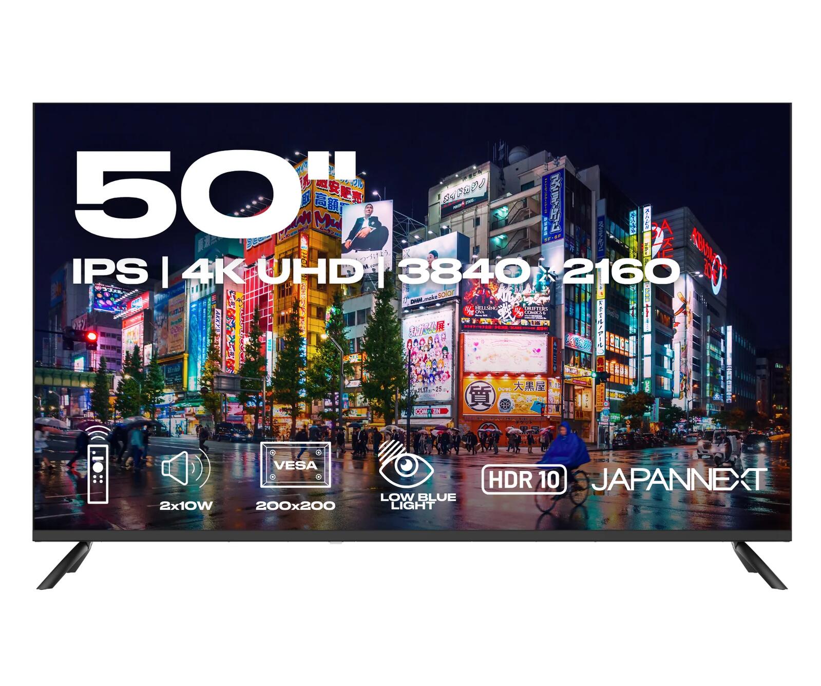 JapanNext 4K UHD Fernseher 127cm (50") JN-IPS500UHD60F