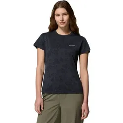 COLUMBIA Damen Shirt Bluebird Canyon II SS Crew, Größe M in Schwarz Schwarz