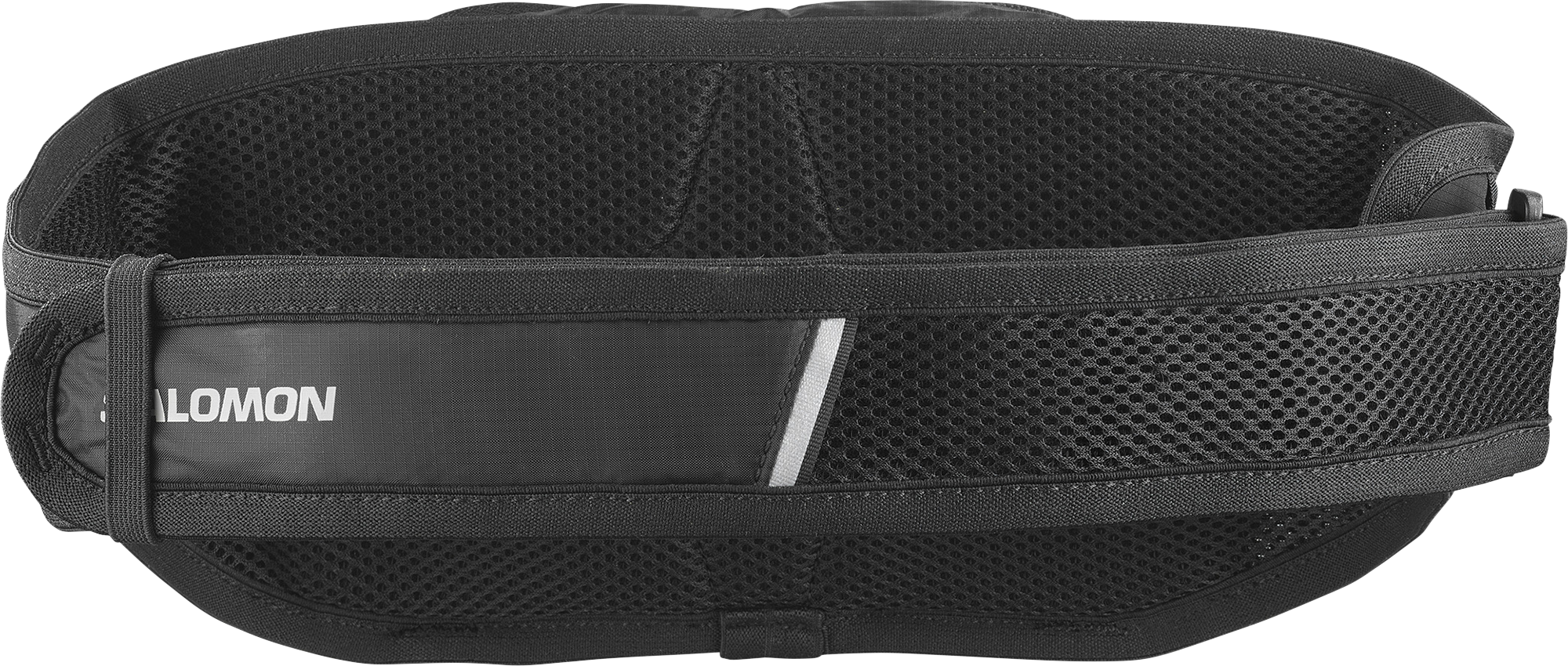 Laufgürtel SALOMON "CROSS BELT 1 BOTTLE", schwarz, Obermaterial: 100% Polyamid, Gürtel Laufgürtel, für Erwachsene, mit praktischem Verschluss zum Durchziehen