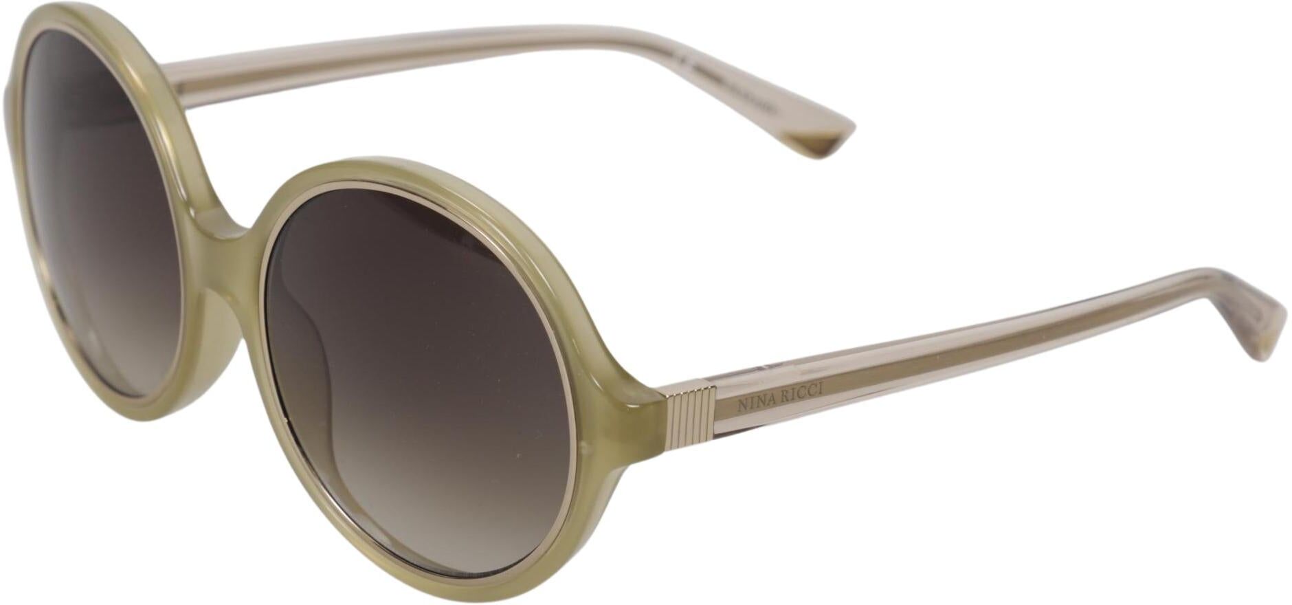 Nina Ricci Damen Sonnenbrille, Beige - Second Hand