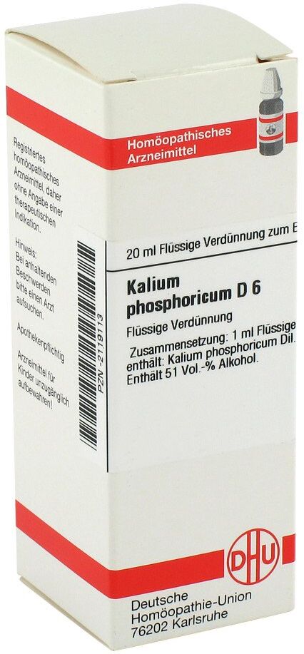 DHU Kalium Phosphoricum D6 Dilution 20ml