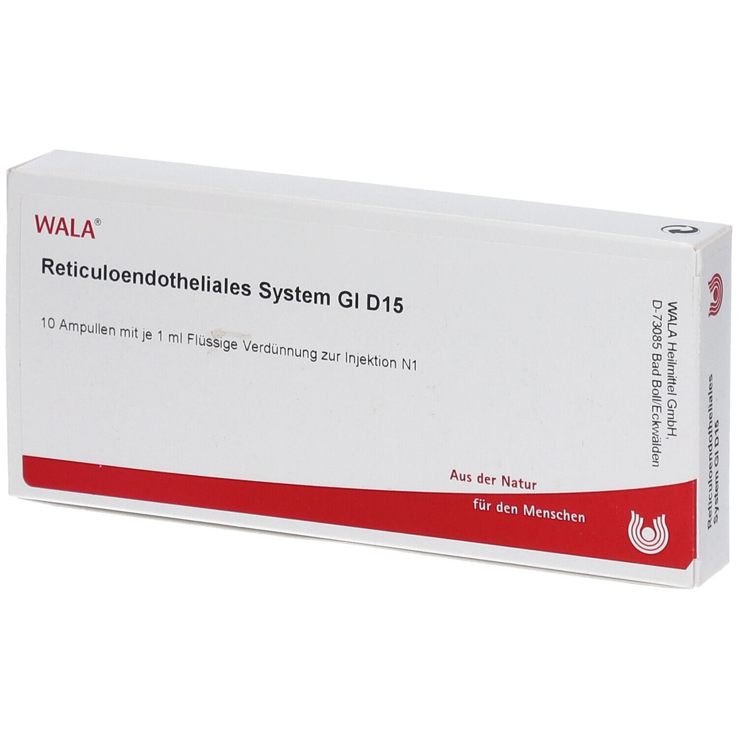 Reticuloendotheliales System GL D 15 Ampullen 10x1 ml