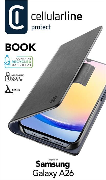 Cellular Line Custodia A Borsellino Book3gala26k-nero