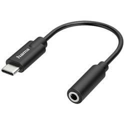 hama 00200318 Audio-Adapter, USB-C-Stecker - 3,5-mm-Klinke-Buchse, Stereo