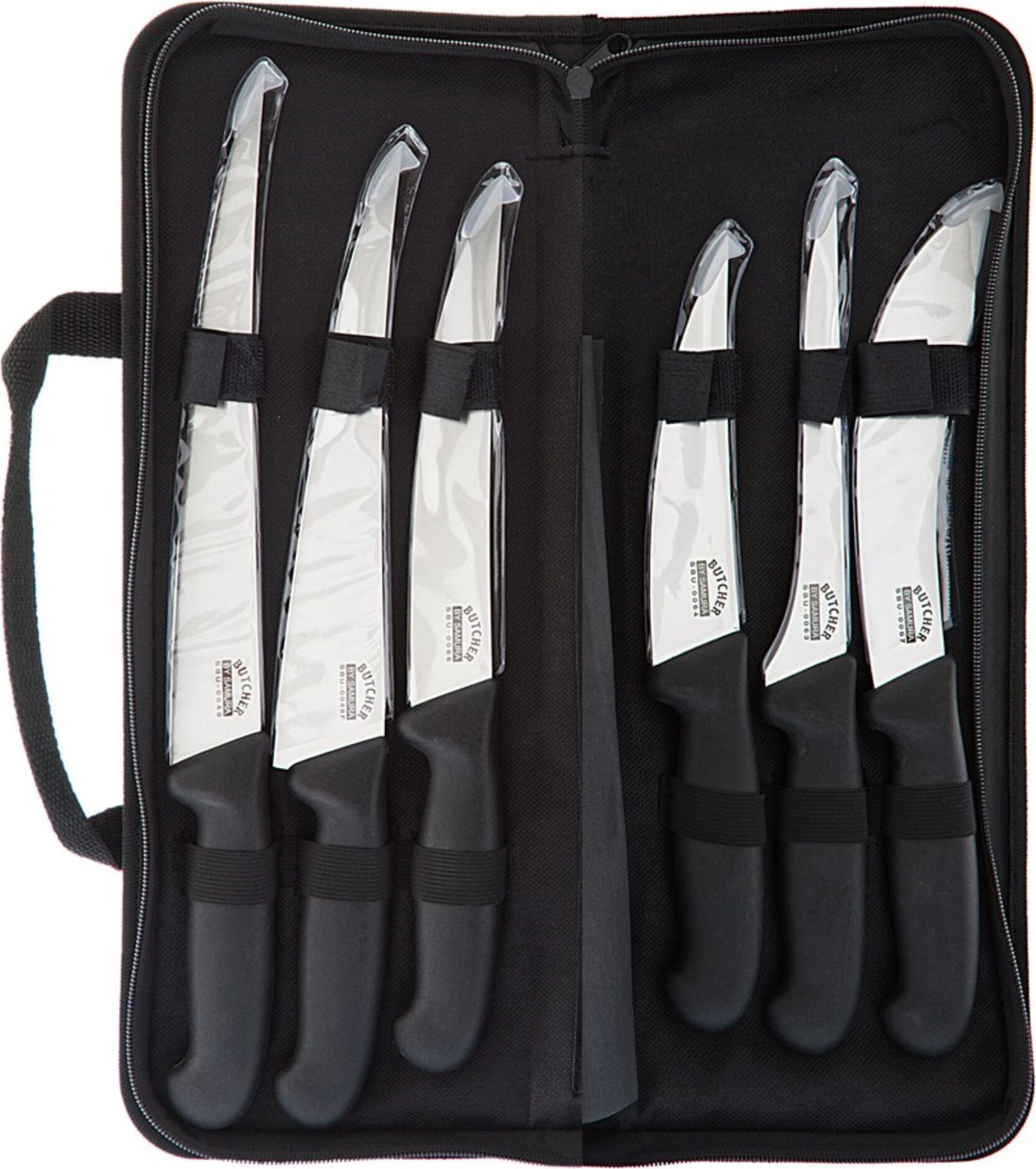 Samura Butcher set met 6 messen en tas SBU0260