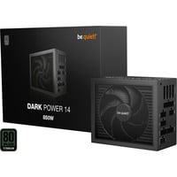 DARK POWER 14 850W, PC-Netzteil schwarz, 1x 12-Pin High Power GPU, 4x PCIe, Kabelmanagement, 850 Watt