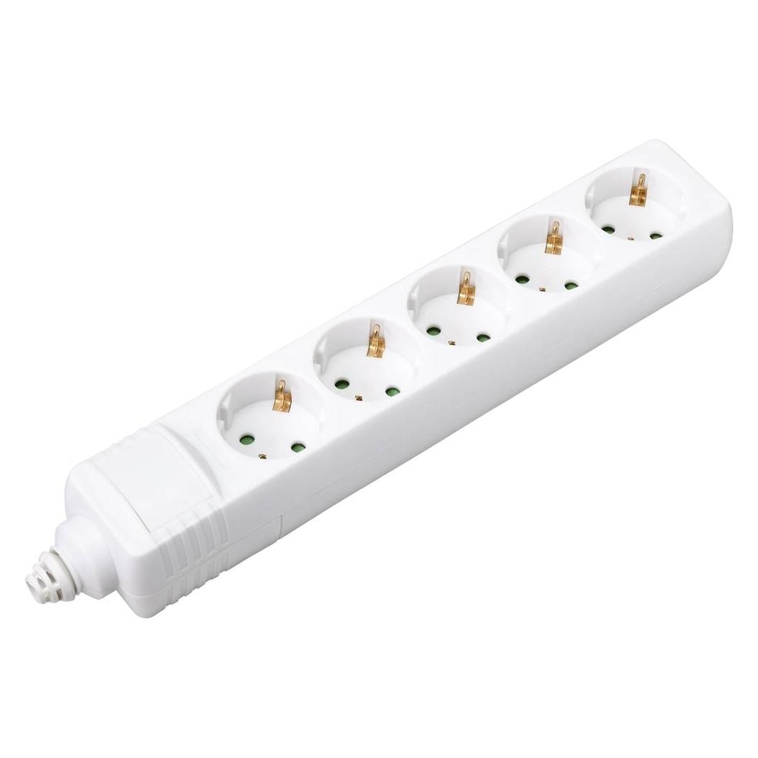 Sygonix SY-4744418 Steckdosenleiste ohne Schalter Weiss 1 St. (5x) (SY-4744418)
