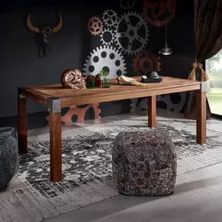 Esstisch Mango 180x95x76 braun lackiert Amsterdam #14