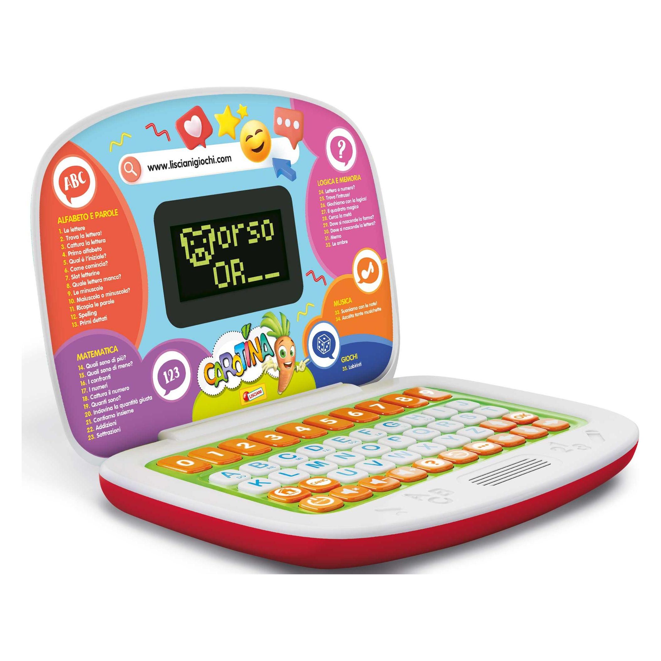 Lisciani Karotte Laptop Lehrreich (3 - 6 Jahre) (107278)