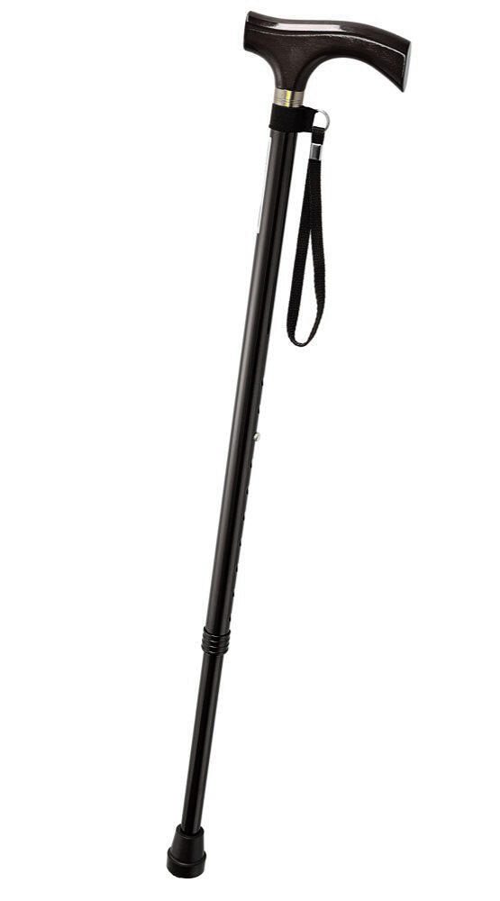 RUSSKA Gehstock Holz, schwarz 15109100