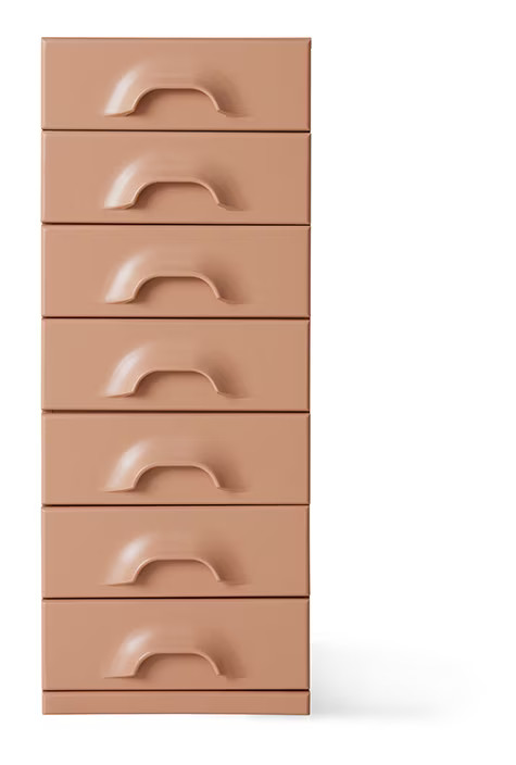 HKliving Ladekast Chest met 7 lades - Blush - B: 40,5 cm, D: 45 cm, H: 113,2 cm