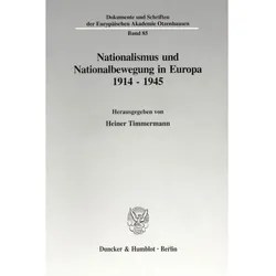 Nationalismus und Nationalbewegung in Europa 1914-1945., Fachbücher