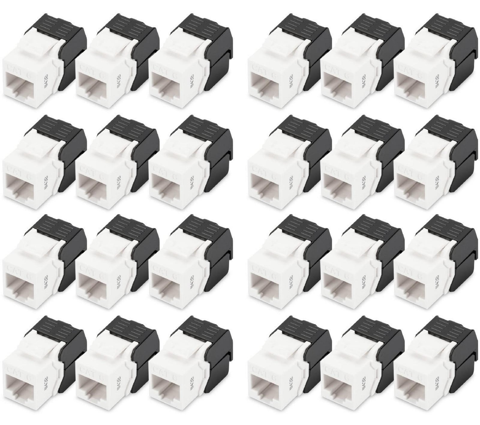 DIGITUS DN-93603-24 Keystone-module Cat.6 ongepantserd set van 24 stuks