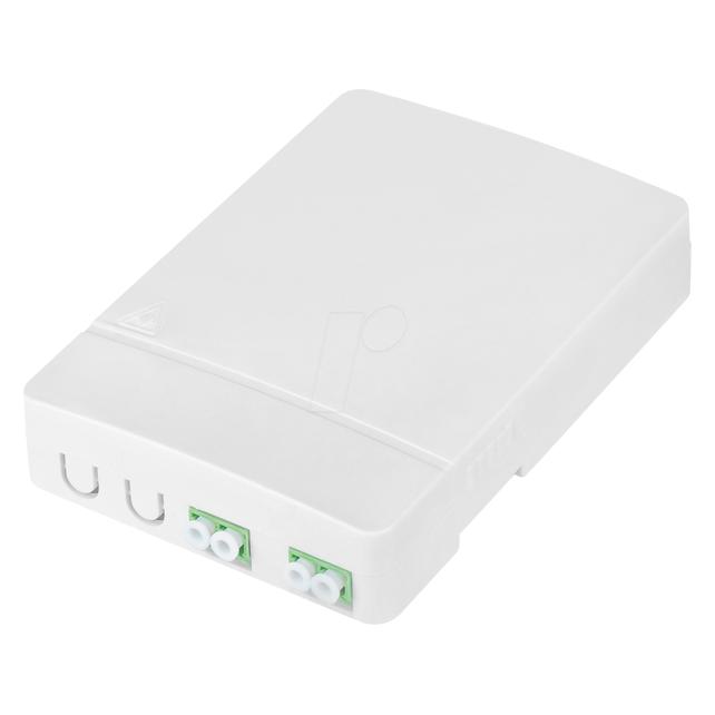 Digitus FTTH anschlussdose mit 2x LC (APC) DX Adapter Wand montage (Netzwerk Zubehör) (DN-931096)