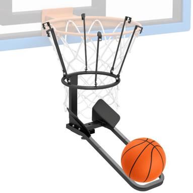 Costway Heavy-Duty Basketball Return Attachment with 6 Sturdy Hooks