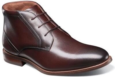 Florsheim Rucci Plain Toe Chukka - Mens 8.5 Brown Boot Medium