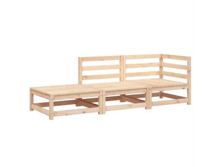 NEW 2025  Canapé de jardin - GKK - Lit de jardin - et repose-pieds 2 places bois de pin massif GGK1139