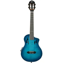 Ortega TourPlayer RTPX-U-FMA Tenor Blue FM - Ukulele