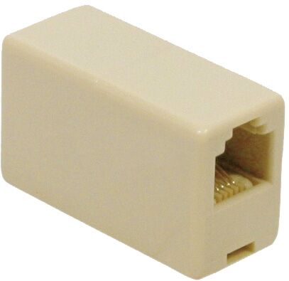 Onedirect Coupleur RJ11   Accessoire de téléphone Raccordez 2 câbles RJ11 !