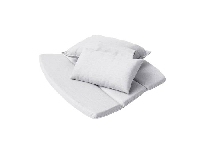 Cane-line Breeze Lounge-Sesselsitzgruppe mit hoher Rückenlehne Cane-line Matt Light Grey